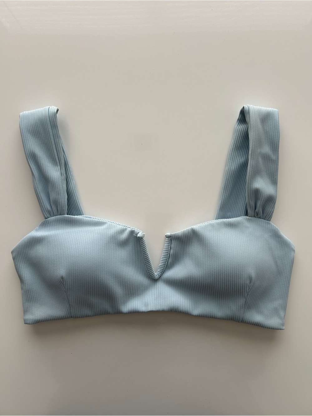 Citrine Rory Ribbed Bikini Top